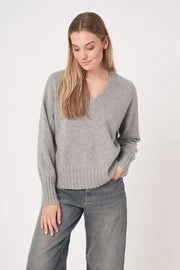 Relaxed Fit Organic Cashmere Sweater, Sweater 104529