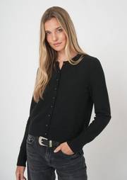 Cashmere Cardigan With Pearl Buttons, Cardi 103592