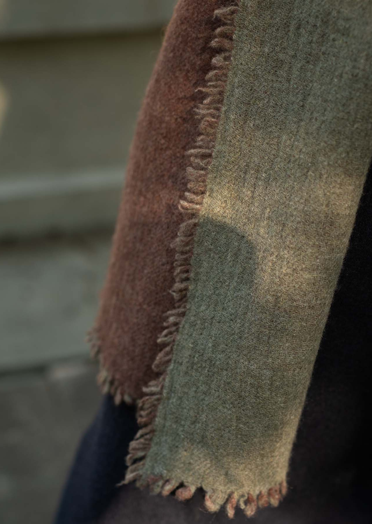 Ume Frayed Cashmere Scarf, OR25-S08
