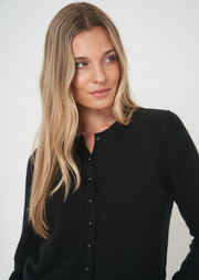 Cashmere Cardigan With Pearl Buttons, Cardi 103592