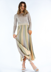 Gala Pleated Skirt