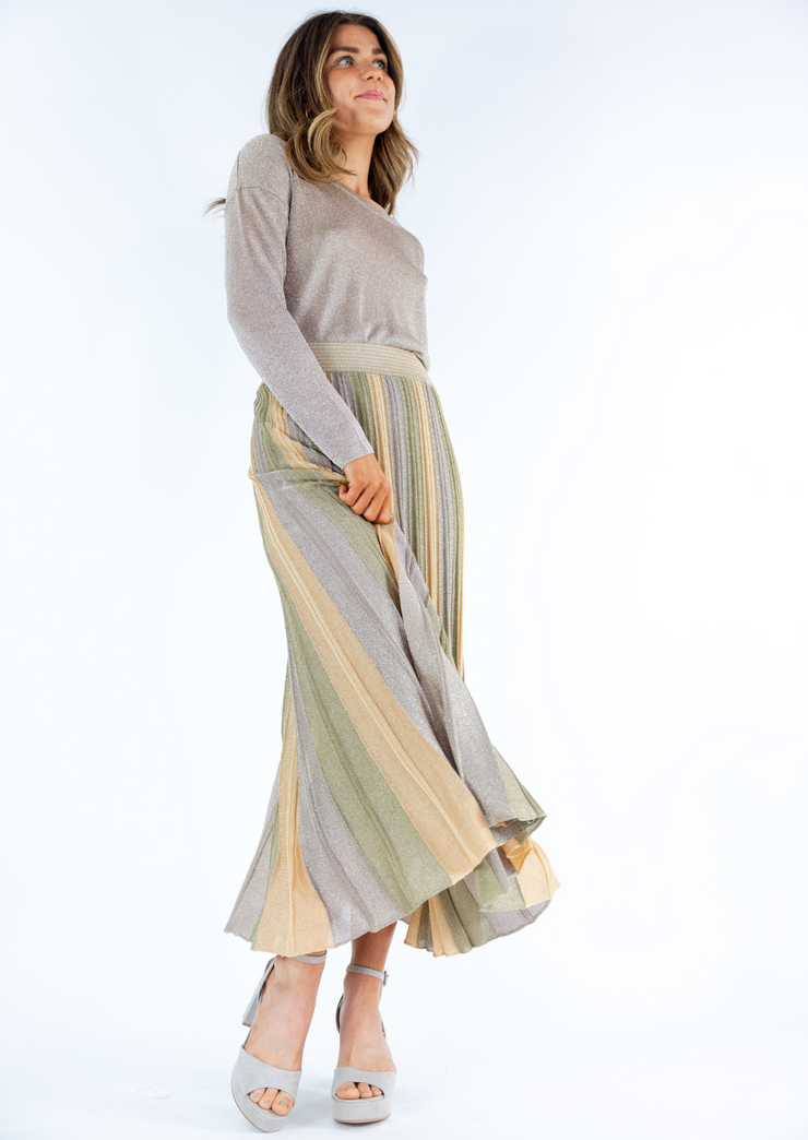 Gala Pleated Skirt