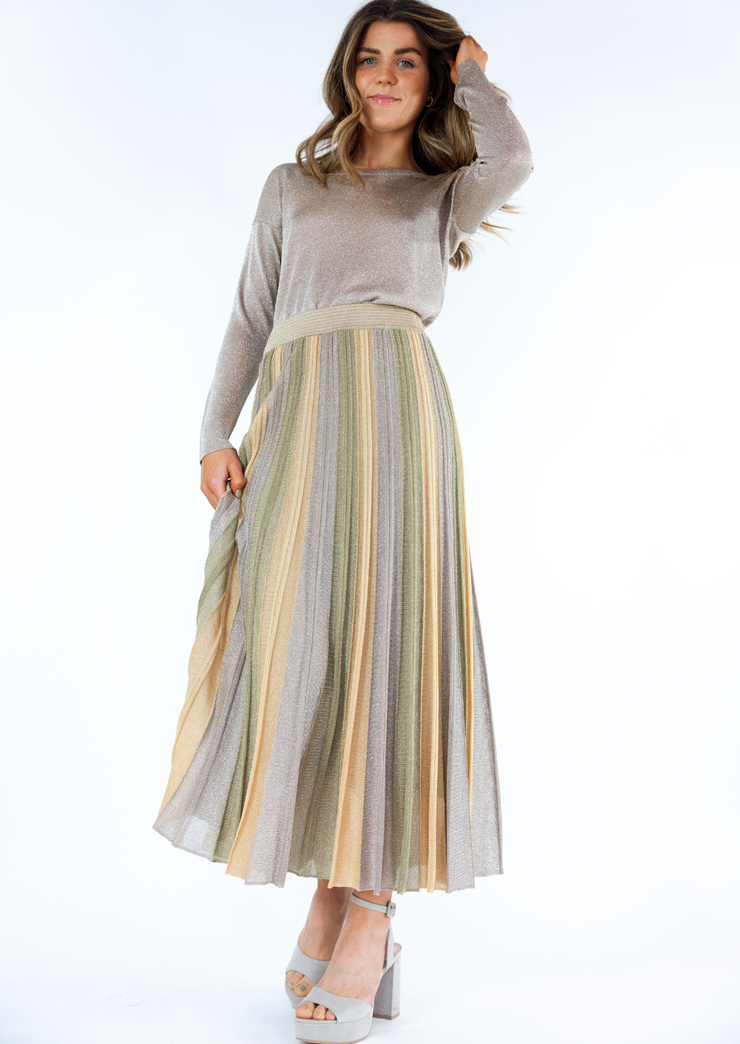 Gala Pleated Skirt