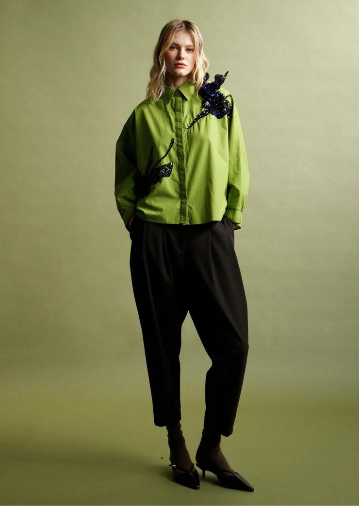 Abstract Sequin Shirt