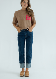 Wide Cuff Denim Pant