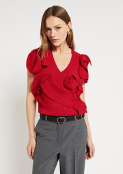 Wool Blend Vest, DK9263