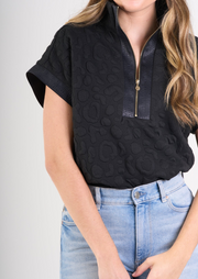 Poppy Pullover Black Cheetah