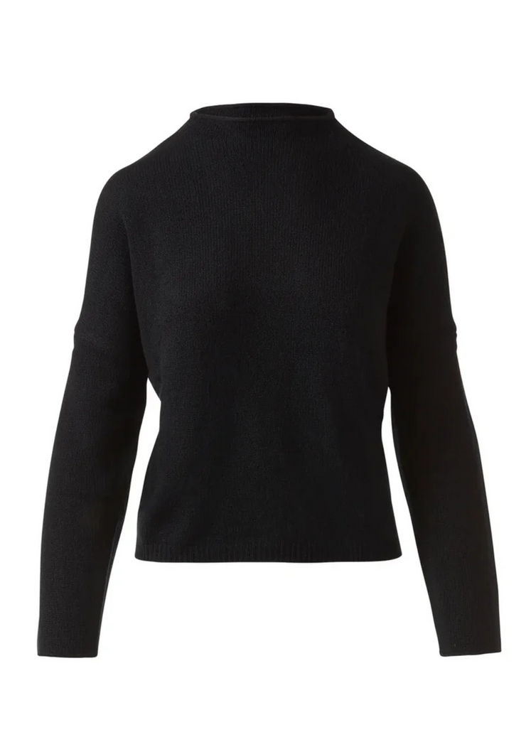 Slouchy Roll Trim Sweater