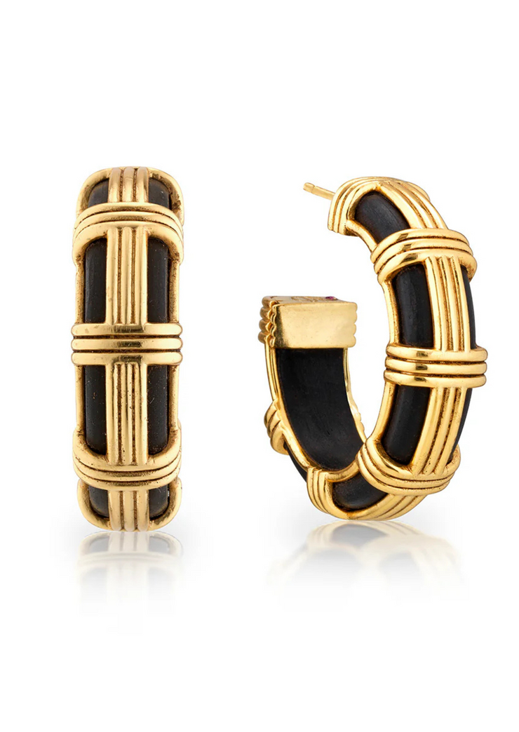 Gaia Cage Hoop Earrings