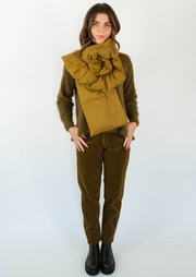 Urban Jacket with Floral Scarf