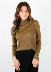 Lurex Turtleneck