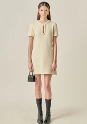 Pearl Key Hole Dress