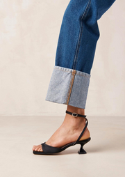 Skye Silky Black Sandals