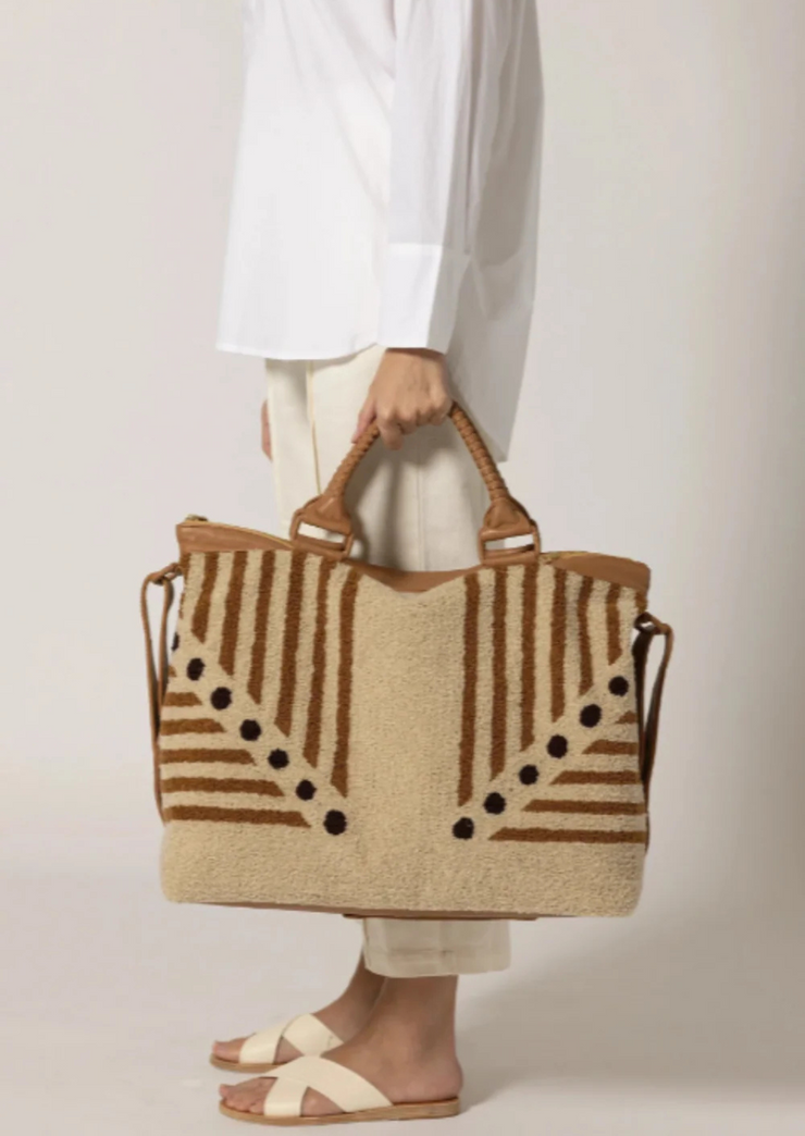 Lusso Stripe Weekender