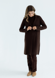 Long Notch Collar Cardigan