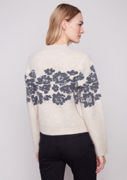 Floral Crew Neck Sweater