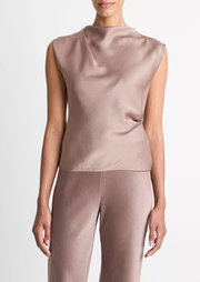 Draped Cowl Neck Top