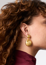 Solara Statement Earring Gold