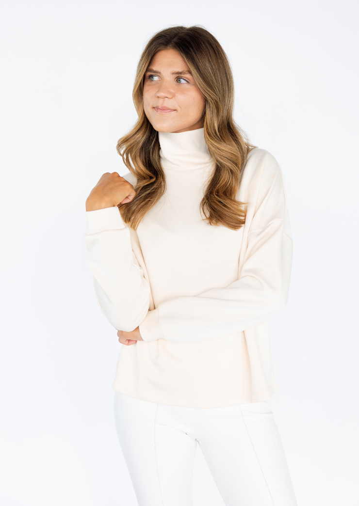 Cowl Neck Long Sleeve Top