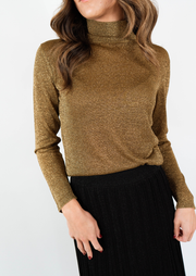 Lurex Turtleneck