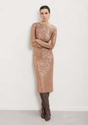 Sequin Midi Dress