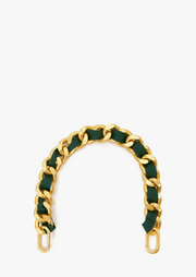 Shortie Strap - Grosgrain Curb Chain