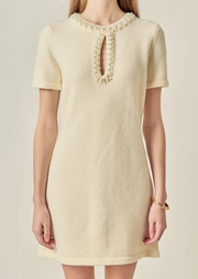 Pearl Key Hole Dress