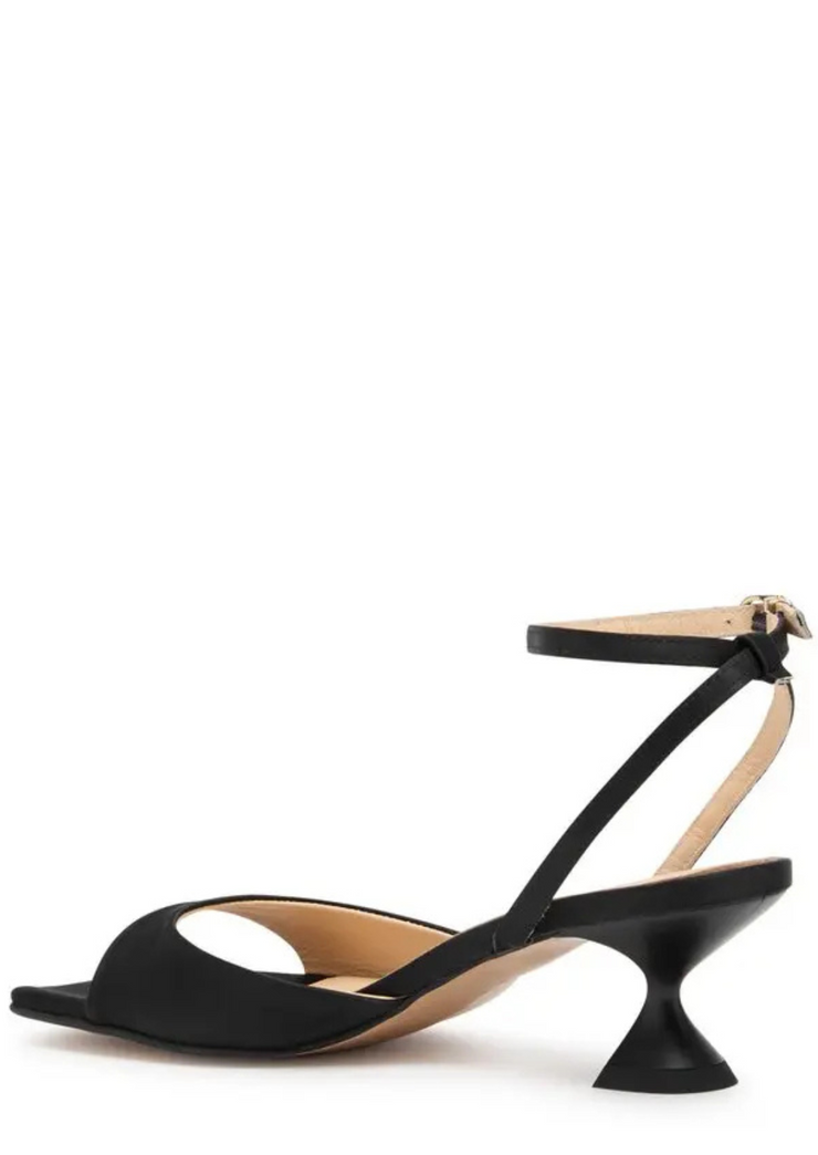 Skye Silky Black Sandals