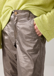 Tapered Metallic Pant