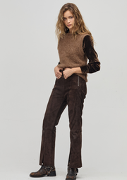 Alpaca knitted vest