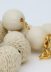 Raffia Beads Necklace