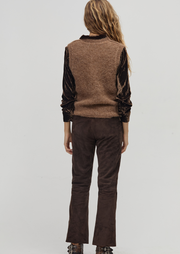 Alpaca knitted vest