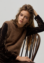 Alpaca knitted vest