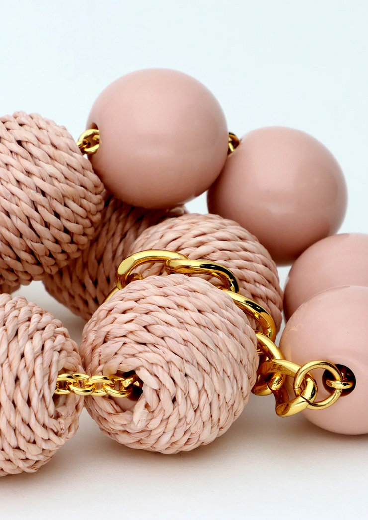 Raffia Beads Necklace