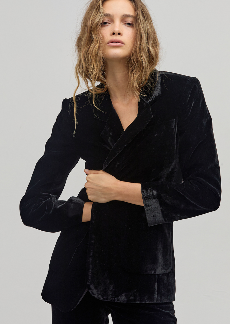 Areia velvet blazer