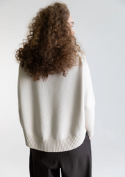 Low Mock Merino Sweater