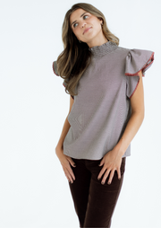 Flutter Sleeve Top