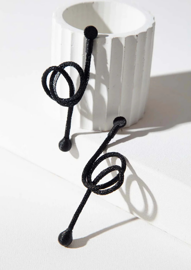 Life knot earrings