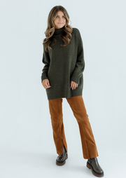 Oversized Cozy Mock Sweater