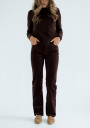 Straight Leg Corduroy Pant