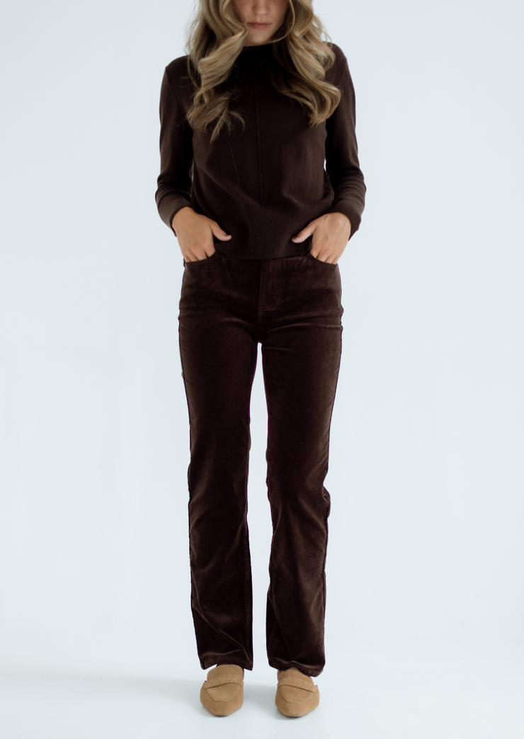 Straight Leg Corduroy Pant