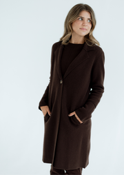 Long Notch Collar Cardigan