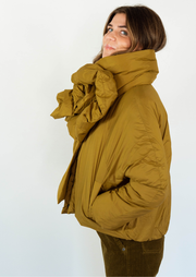 Urban Jacket with Floral Scarf