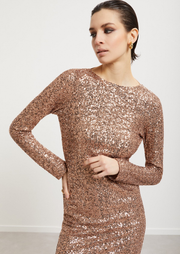 Sequin Midi Dress