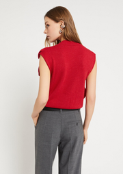 Wool Blend Vest, DK9263
