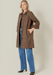 Animal Print Trench