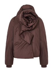 Urban Jacket with Floral Scarf