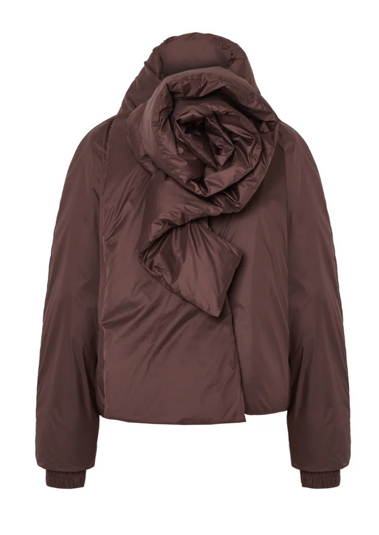 Urban Jacket with Floral Scarf