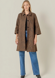 Animal Print Trench