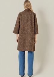 Animal Print Trench